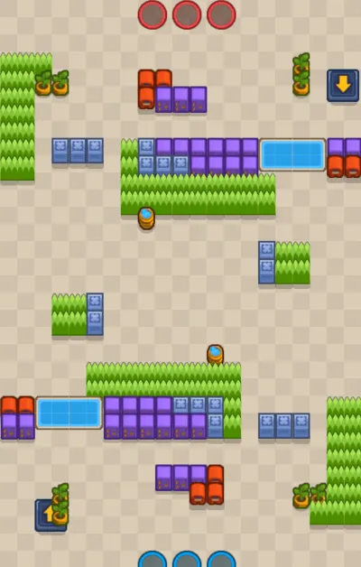 Out In The Open map for Knockout in Null's Brawl