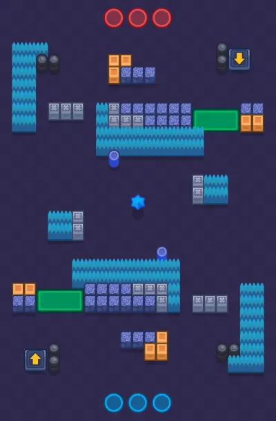Out In The Open map for Knockout in Null's Brawl