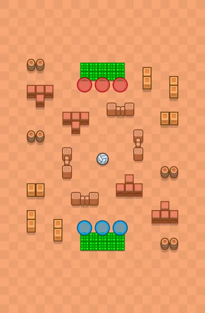 Pancake map for Volley Brawl in Null's Brawl