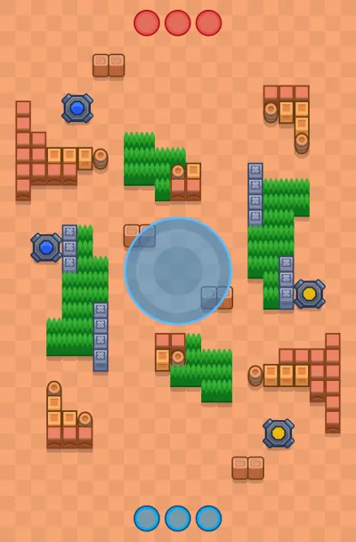 Playmaker map for Hot Zone in Null's Brawl