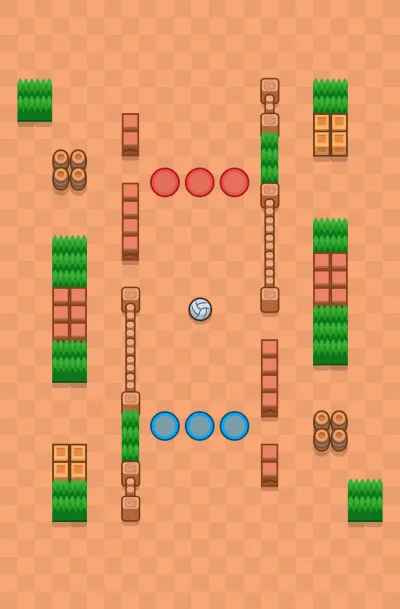 Power Alley map for Volley Brawl in Null's Brawl