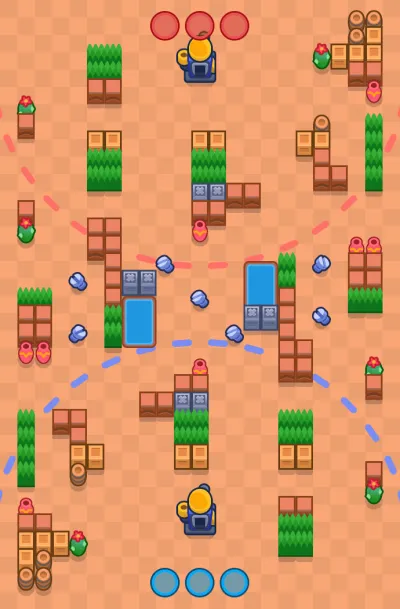 Radiant Rampage map for Spirit Wars in Null's Brawl