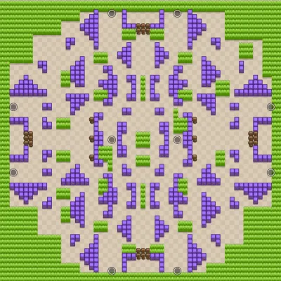 Rockwall Brawl map for Solo Showdown in Null's Brawl