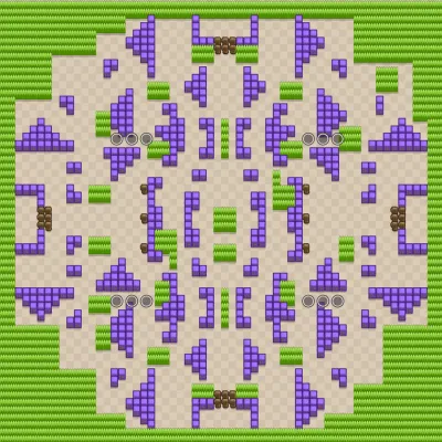 Rockwall Brawl map for Trio Showdown in Null's Brawl