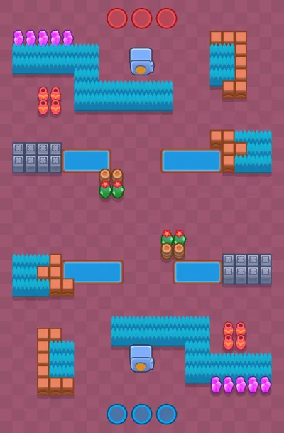 Safe Zone map for Heist in Null's Brawl