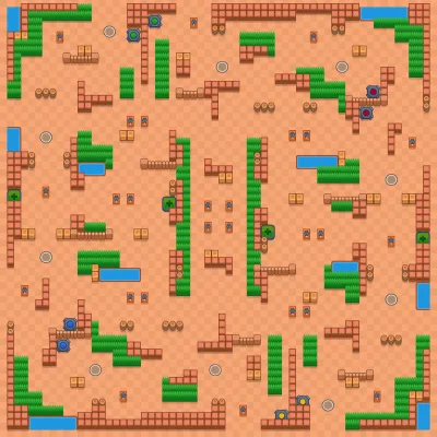 Seeker map for Solo Showdown in Null's Brawl