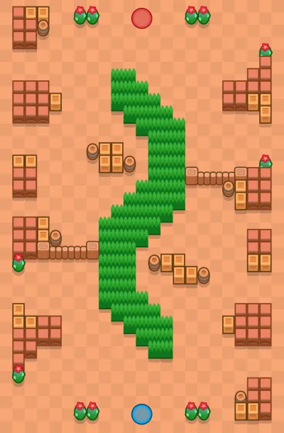 Shrouding Serpent map for Duels in Null's Brawl