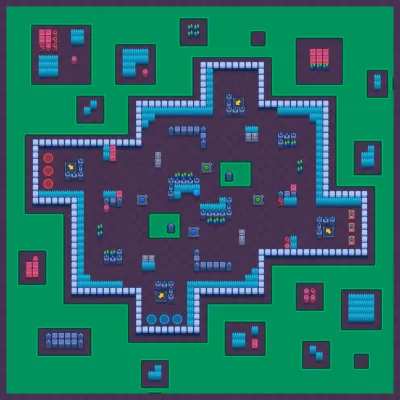 Slay Bay map for Trio Wipeout in Null's Brawl