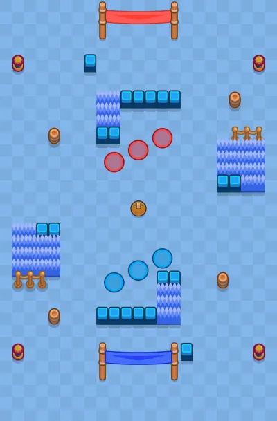 Slippery Slap map for Brawl Hockey in Null's Brawl