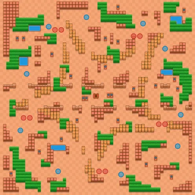 Starfruit Supernova map for Loaded Showdown in Null's Brawl