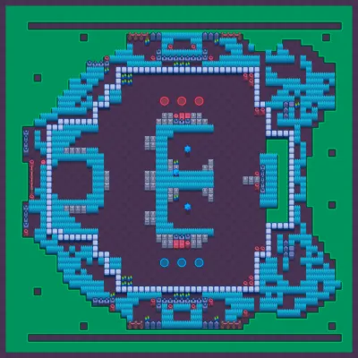 The Smackdome map for Brawl Arena in Null's Brawl