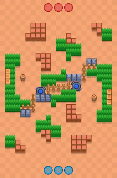 Too Gimmicky 2 map for Wipeout in Null's Brawl