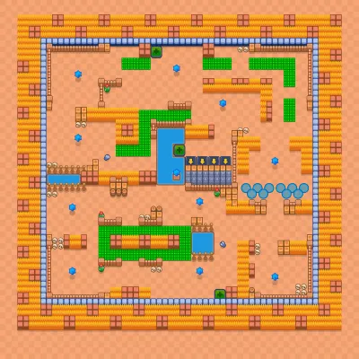 Trainbow Road map for Subway Run in Null's Brawl