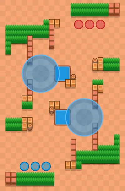 Under Pressure map for Hot Zone in Null's Brawl