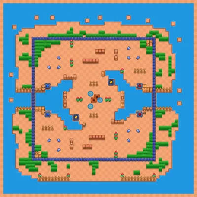 Undercooked map for Combat Cooking in Null's Brawl