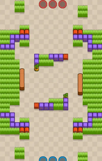 Undermine map for Gem Grab in Null's Brawl