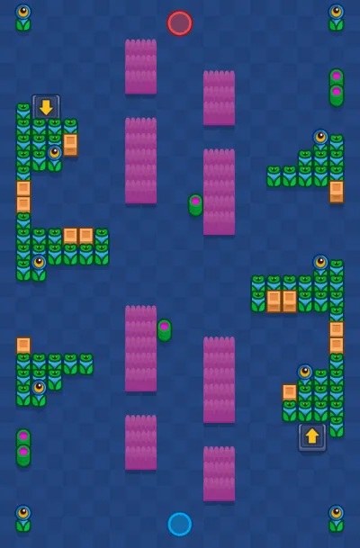 Warriors Way map for Duels in Null's Brawl