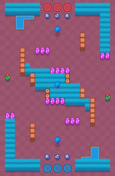 Wild Greens map for Token Run in Null's Brawl