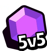 Gem Grab 5v5 Brawl Stars game mode in Null's Brawl